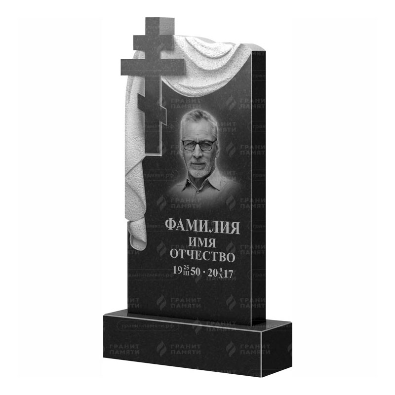 Памятники из гранита с крестом в Брянске | Гранитный памятник ФГ-085