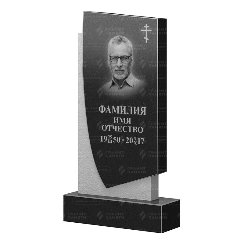 Памятники из гранита вертикальные в Брянске | Гранитный памятник ФГ-075