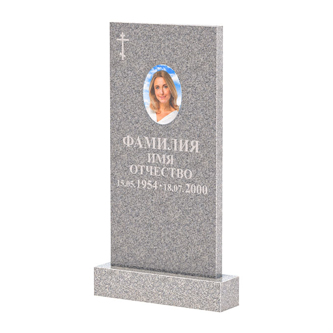 Памятники из цветного гранита в Брянске | Памятник из Сибирского гранита прямой