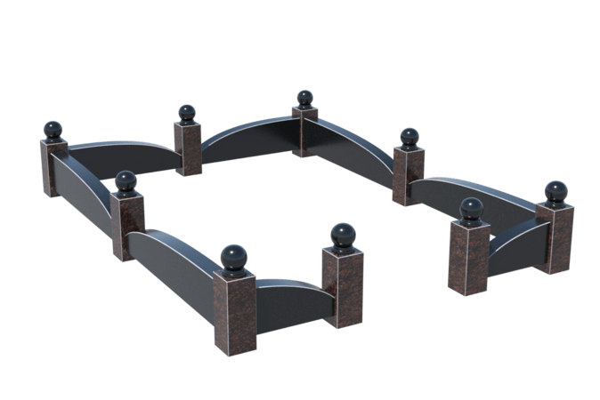 Цоколи на могилу в Брянске | Цоколь на могилу №0044