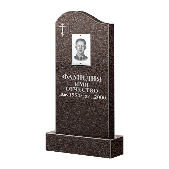 Памятники из цветного гранита в Брянске | Памятник из гранита Елизовский ФГЦ-030