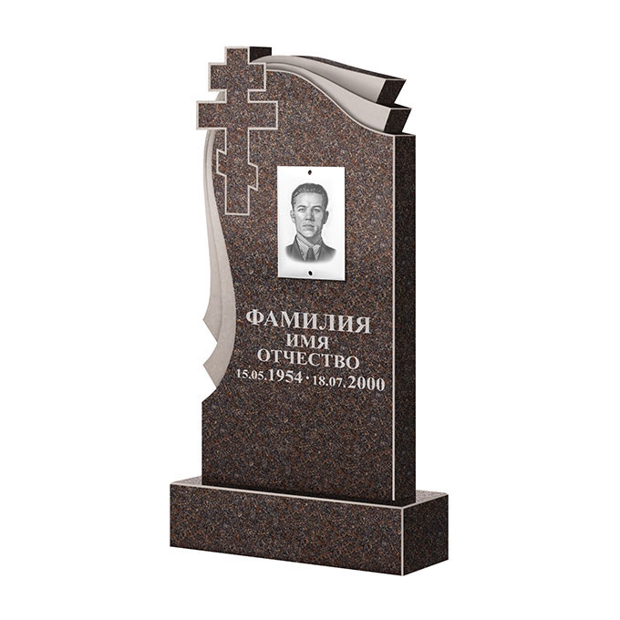 Гранитные памятники в Брянске | Памятник из гранита Елизовский ФГЦ-081