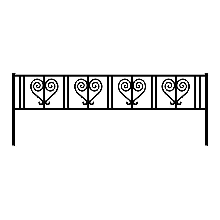 Кованые изделия в Брянске | Кованая оградка ОГ.005