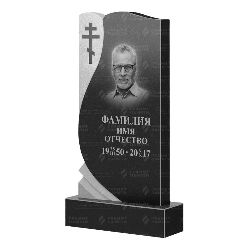 Памятники из гранита вертикальные в Брянске | Гранитный памятник ФГ-169