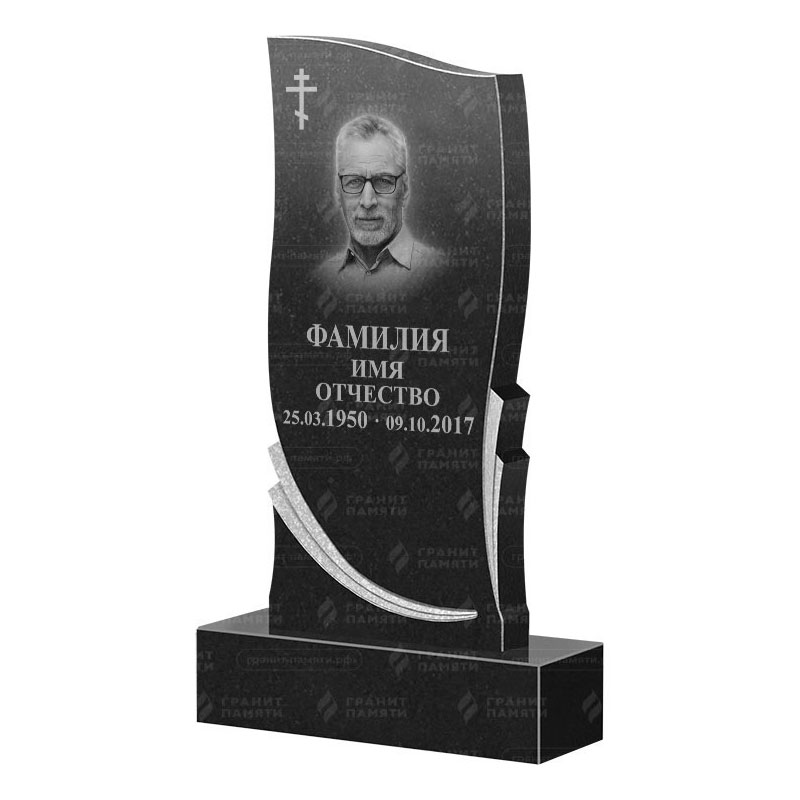 Памятники из гранита вертикальные в Брянске | Гранитный памятник ФГ-044
