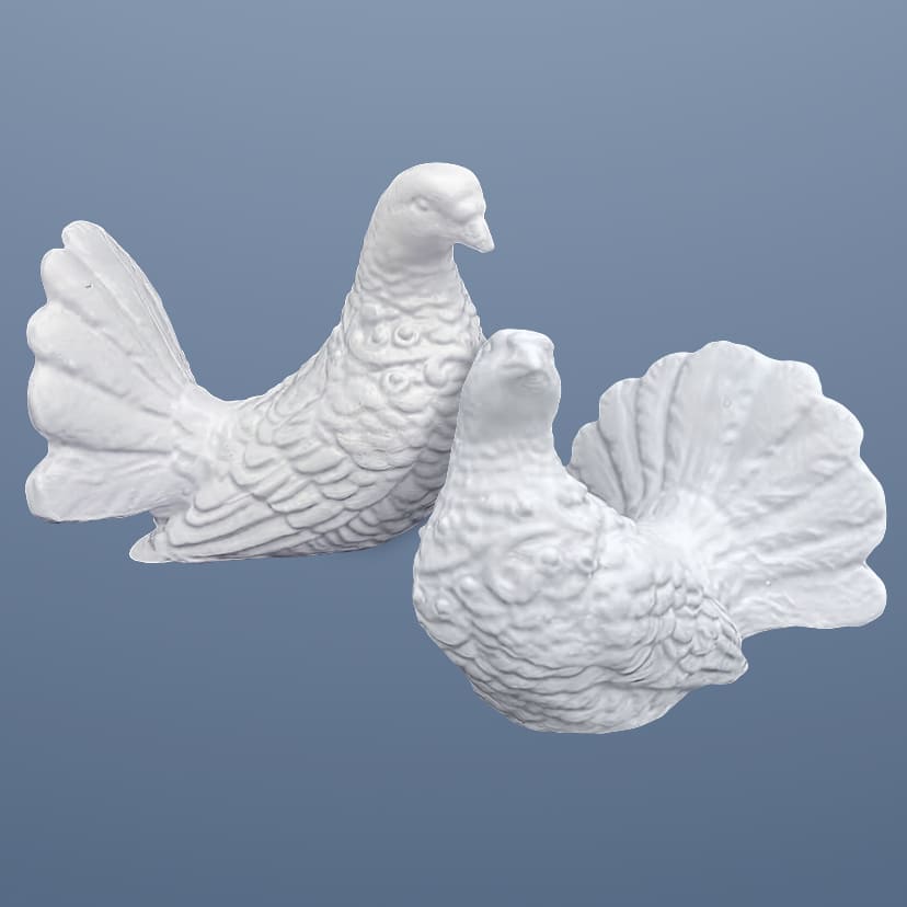 Скульптуры из искусственного мрамора в Брянске | Голубь пара