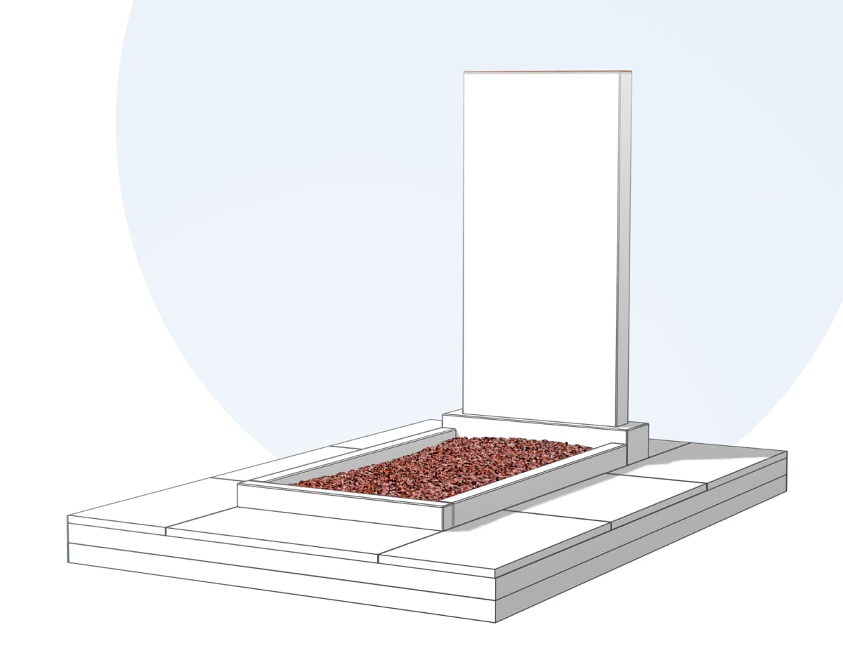 Засыпка цветника камушками в Брянске