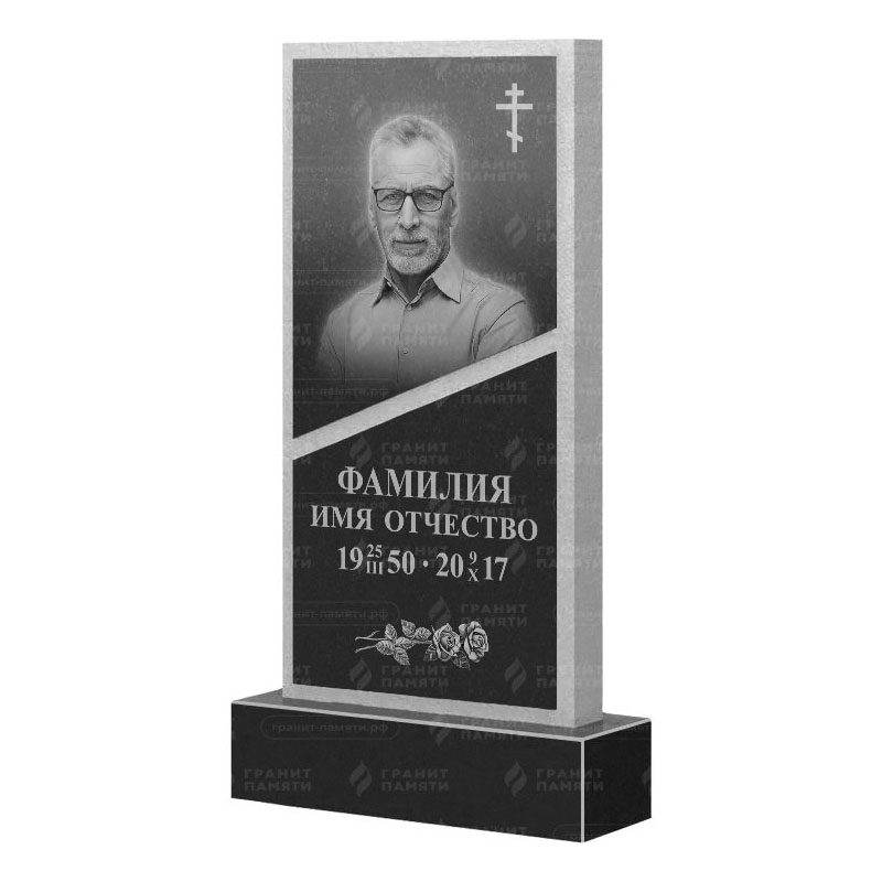 Памятники из гранита вертикальные в Брянске | Гранитный памятник ФГ-164