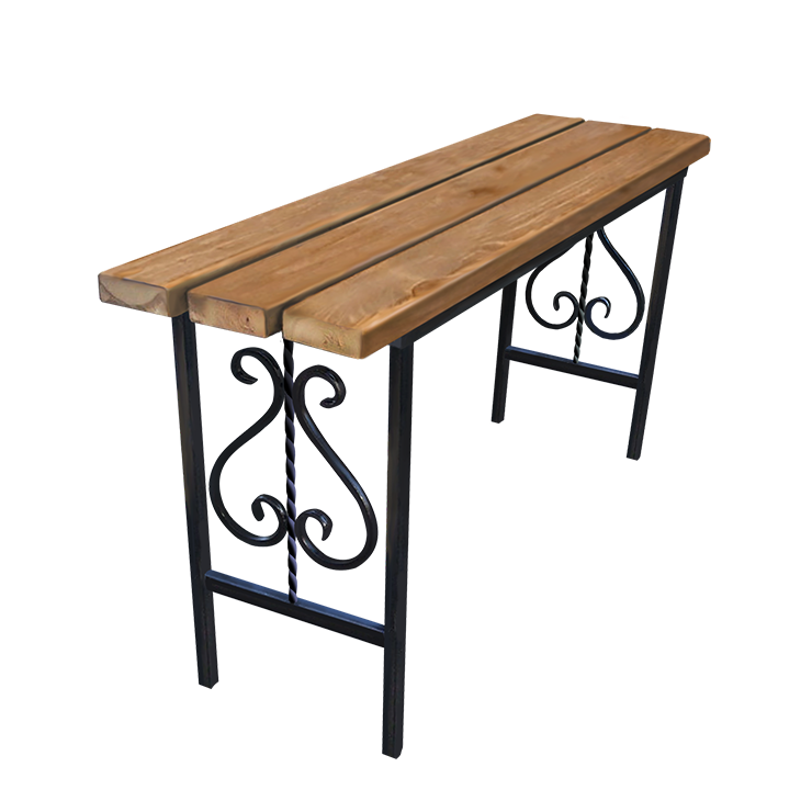 Кованые изделия в Брянске | Кованая скамейка СТ.003