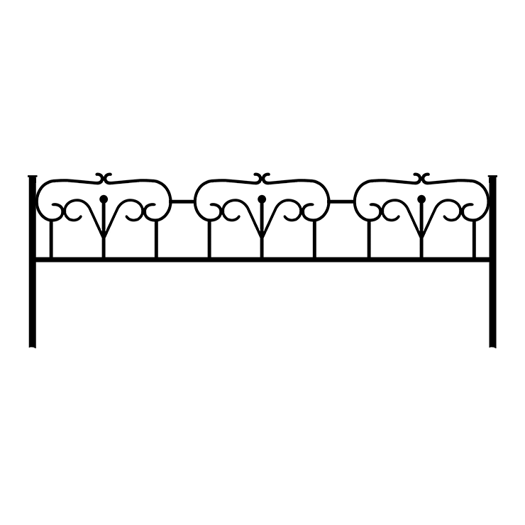 Металлические оградки, столы, скамейки в Брянске | Оградка №2