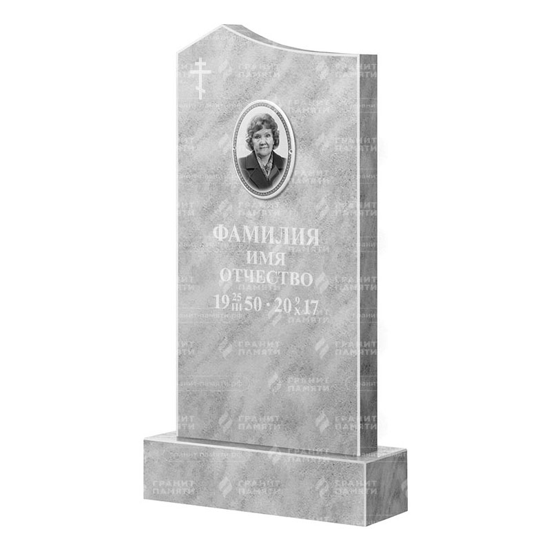 Бюджетные памятники в Брянске | Мраморный памятник ФМ-008