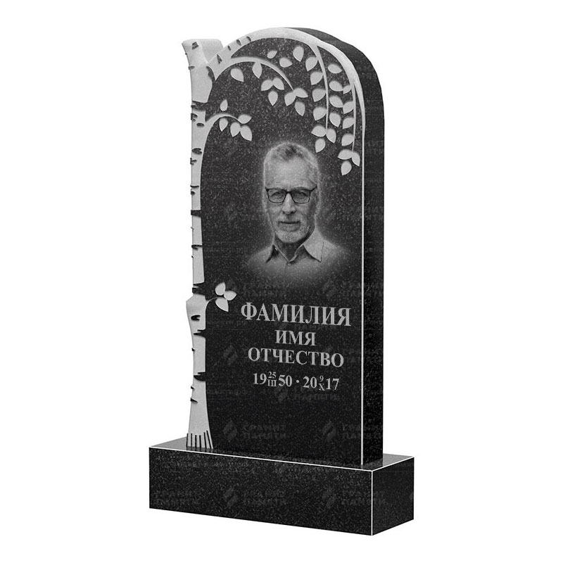 Памятники из гранита с деревом в Брянске | Гранитный памятник ФГ-091