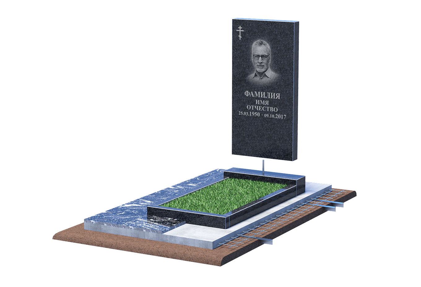 Установка памятника в Брянске