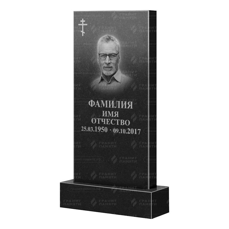 Памятники из гранита классические в Брянске | Гранитный памятник Прямой