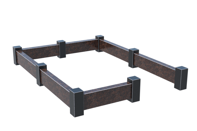 Цоколи на могилу в Брянске | Цоколь на могилу №0033