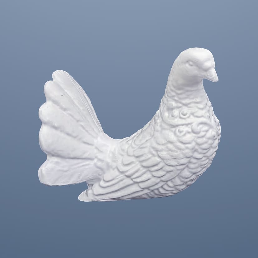 Скульптуры из искусственного мрамора в Брянске | Голубь право