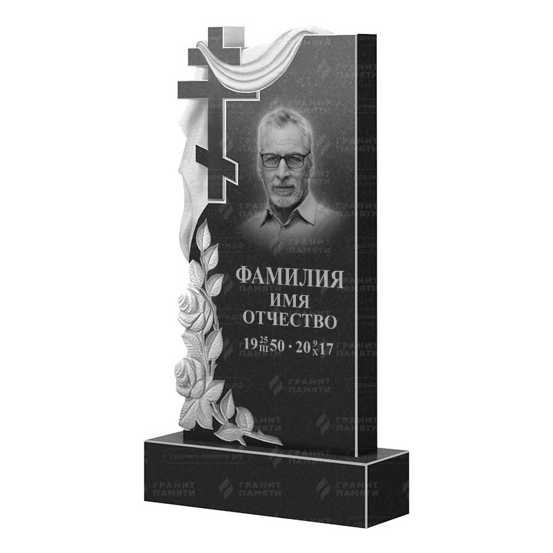 Памятники из гранита вертикальные в Брянске | Гранитный памятник ФГ-189