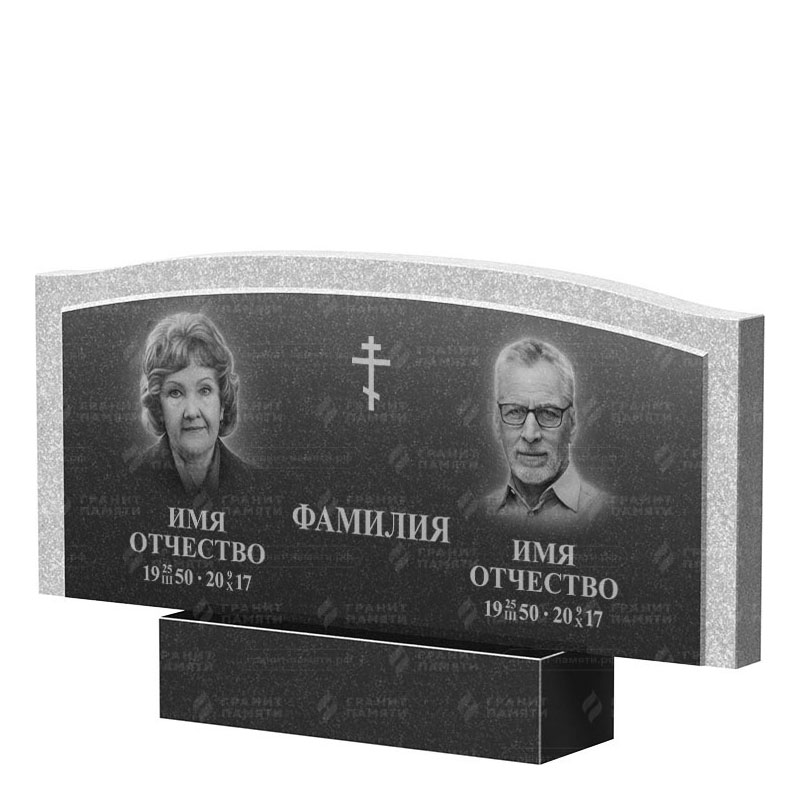 Памятники из гранита двойные в Брянске | Двойной гранитный памятник ФГ-131