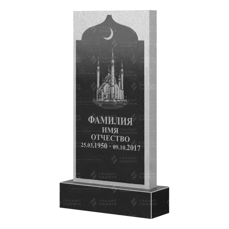 Мусульманские памятники на могилу в Брянске | Гранитный памятник ФГ-167
