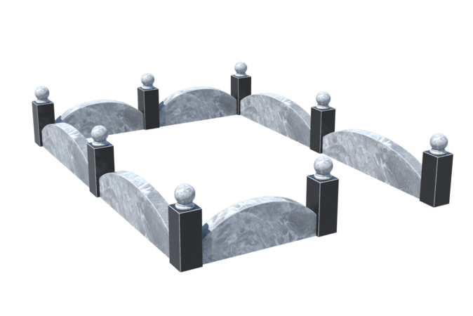 Цоколи на могилу в Брянске | Цоколь на могилу №0003