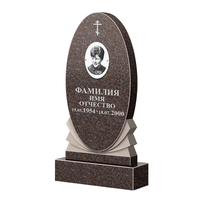 Памятники из цветного гранита в Брянске | Памятник из гранита Елизовский ФГЦ-068
