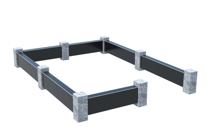 Цоколи на могилу в Брянске | Цоколь на могилу №0032