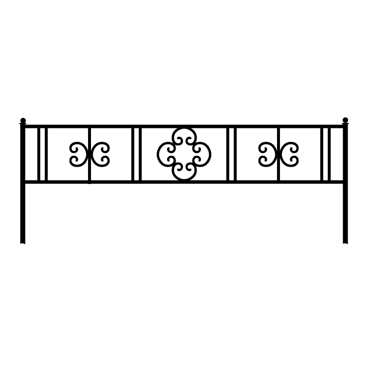 Кованые изделия в Брянске | Кованая оградка ОГ.006