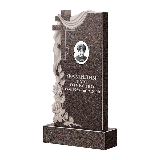 Гранитные памятники в Брянске | Памятник из гранита Елизовский ФГЦ-189