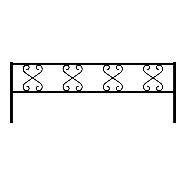 Металлические оградки, столы, скамейки в Брянске | Оградка №1
