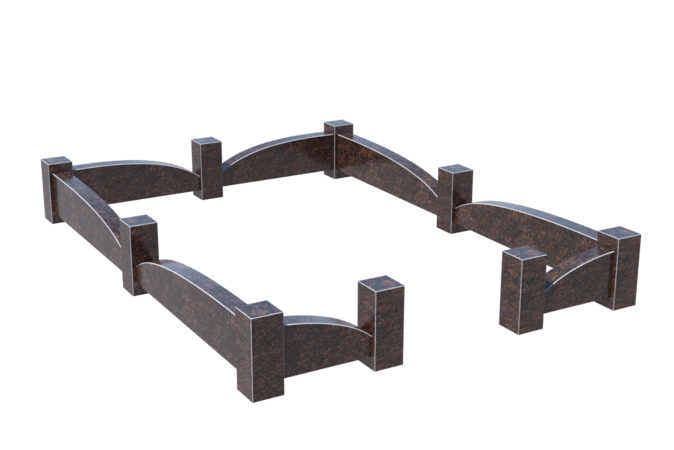 Цоколи на могилу в Брянске | Цоколь на могилу №0043