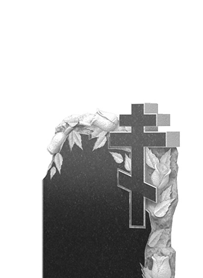 Памятники из гранита с цветами в Брянске